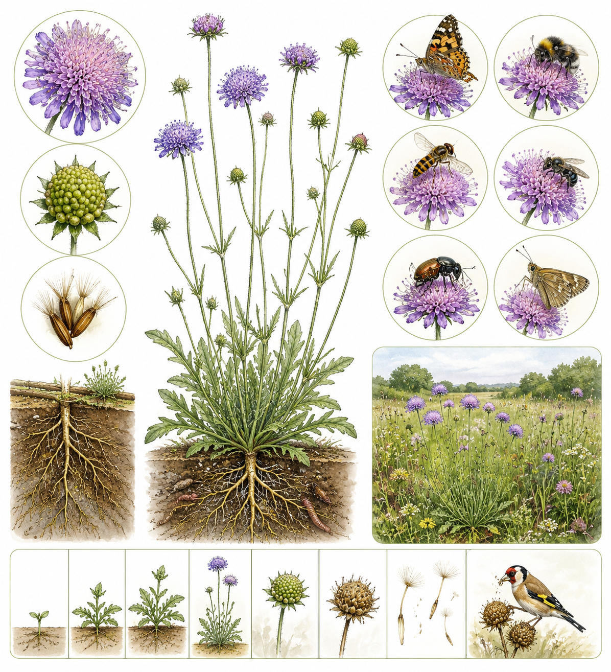 Witwenblume