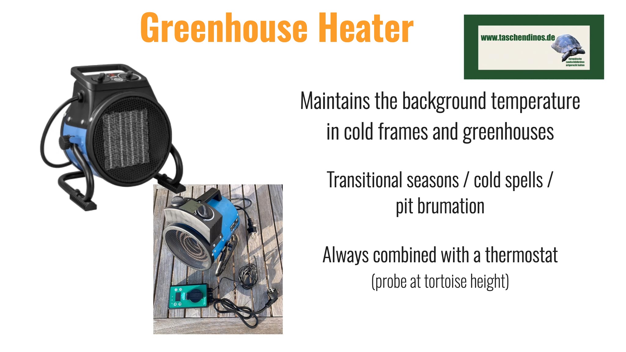 The Greenhouse Heater for Background Temperature in the Cold Frame